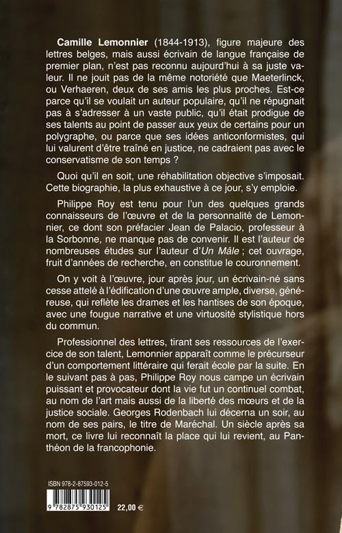 Camille Lemonnier - Maréchal des Lettres
