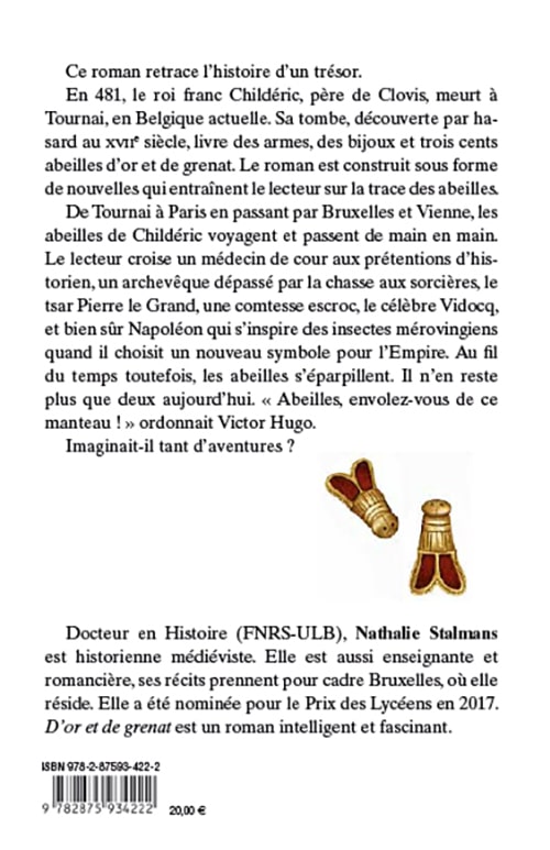 D’or et de grenat - roman historique