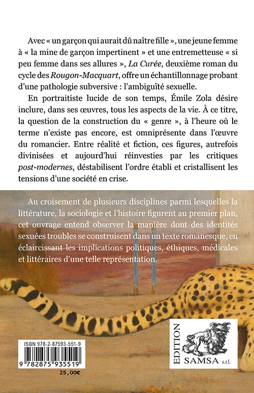 Zola et la crise du genre - L’écriture de l’ambiguïté sexuelle  dans La Curée